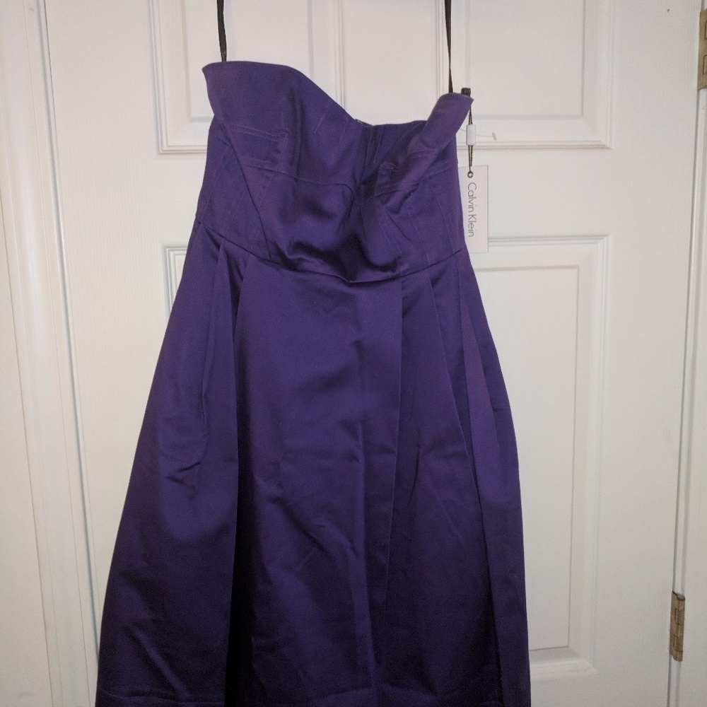 Calvin Klein strapless dress size 4
